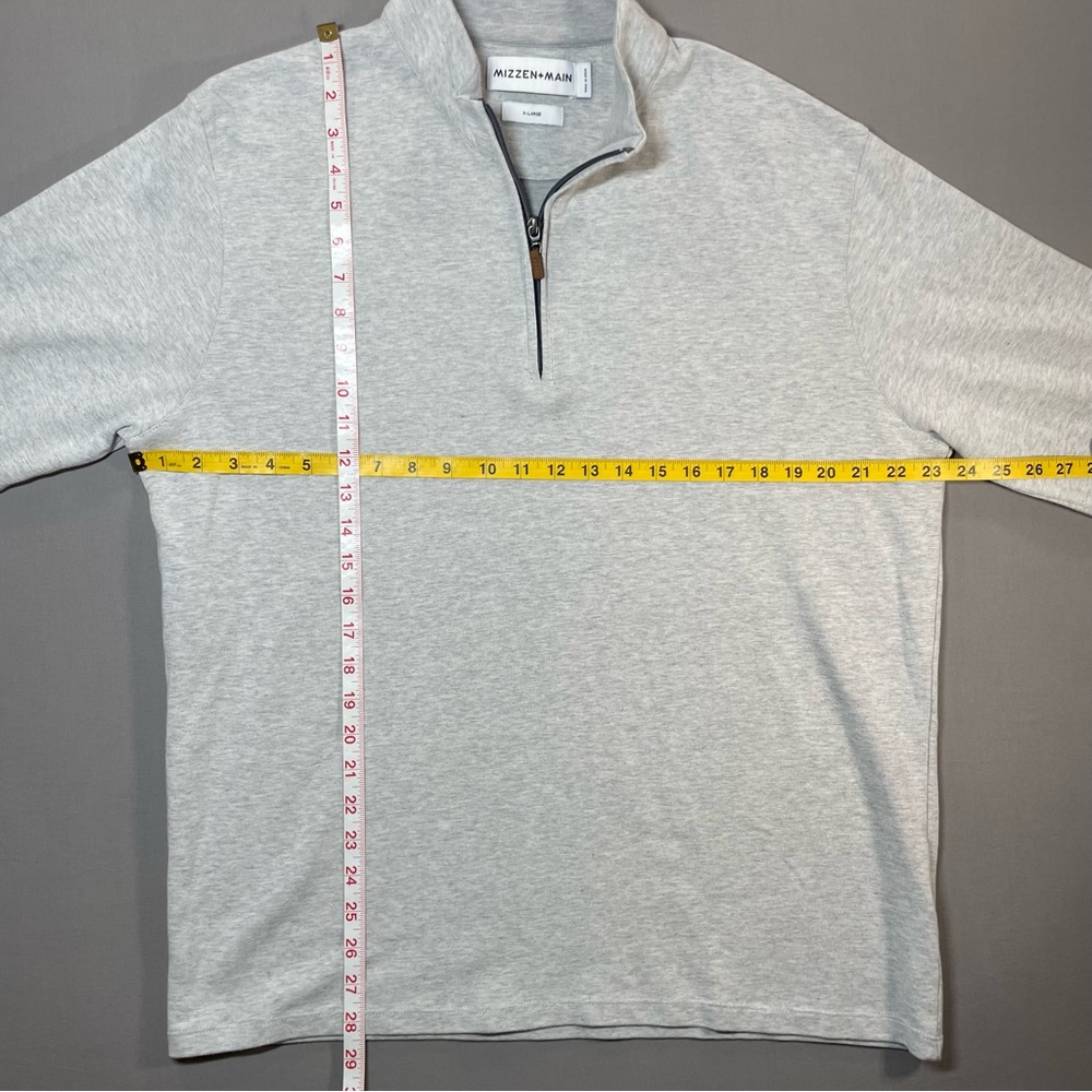 Mizzen + Main Hillman Quarter-Zip Pullover Sweatshirt/Sweater - Mens XL - Picture 13 of 15